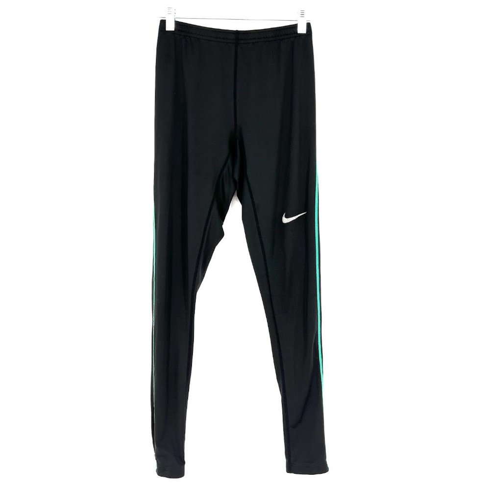Nike Racing Leggings Black Running Zipper Ankle Pants